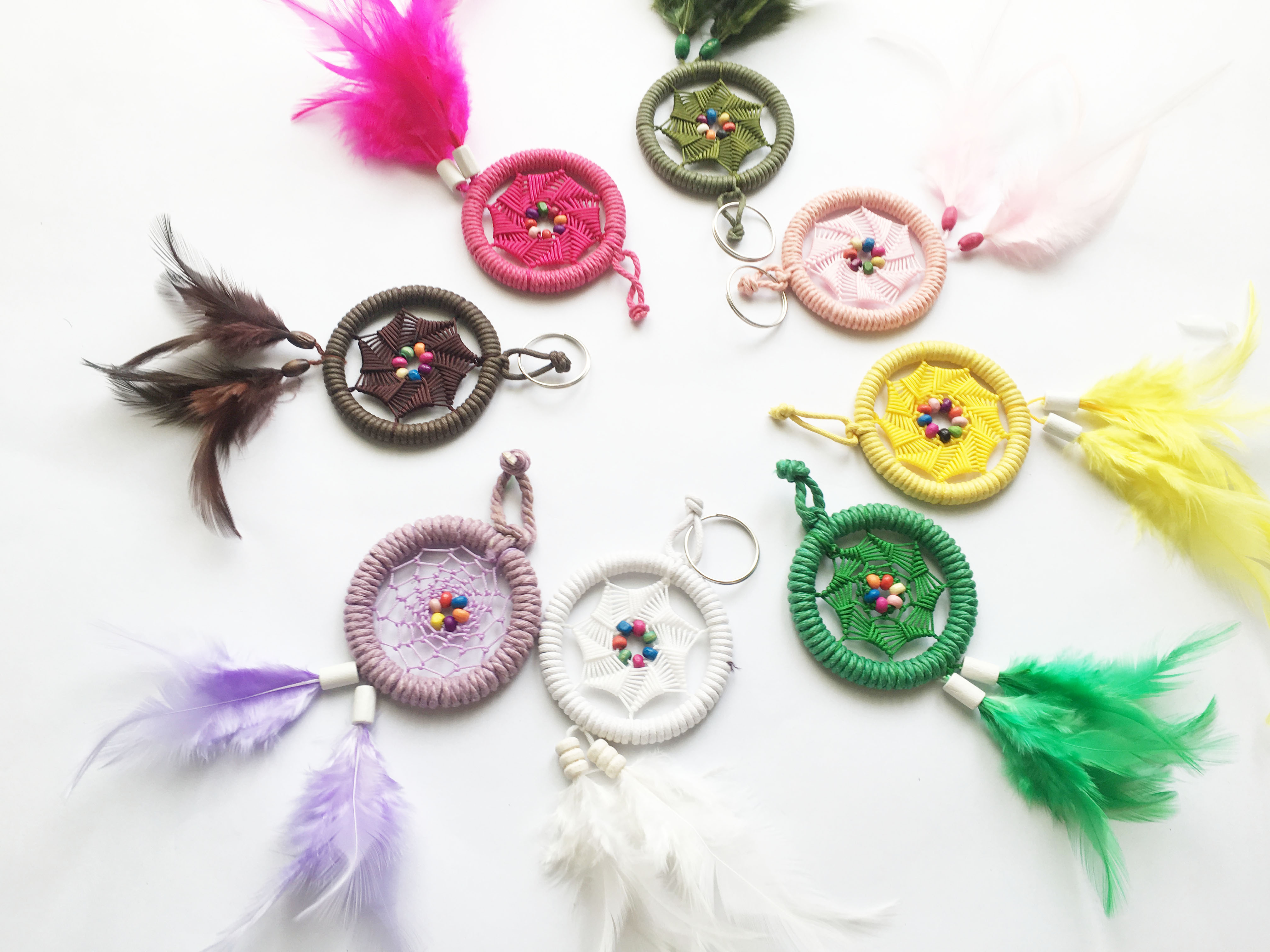 Lưới giấc mơ - Dream catcher - Quà Tặng Trang Trí handmade 5x16cm ( Phát Màu Ngẫu Nhiên )