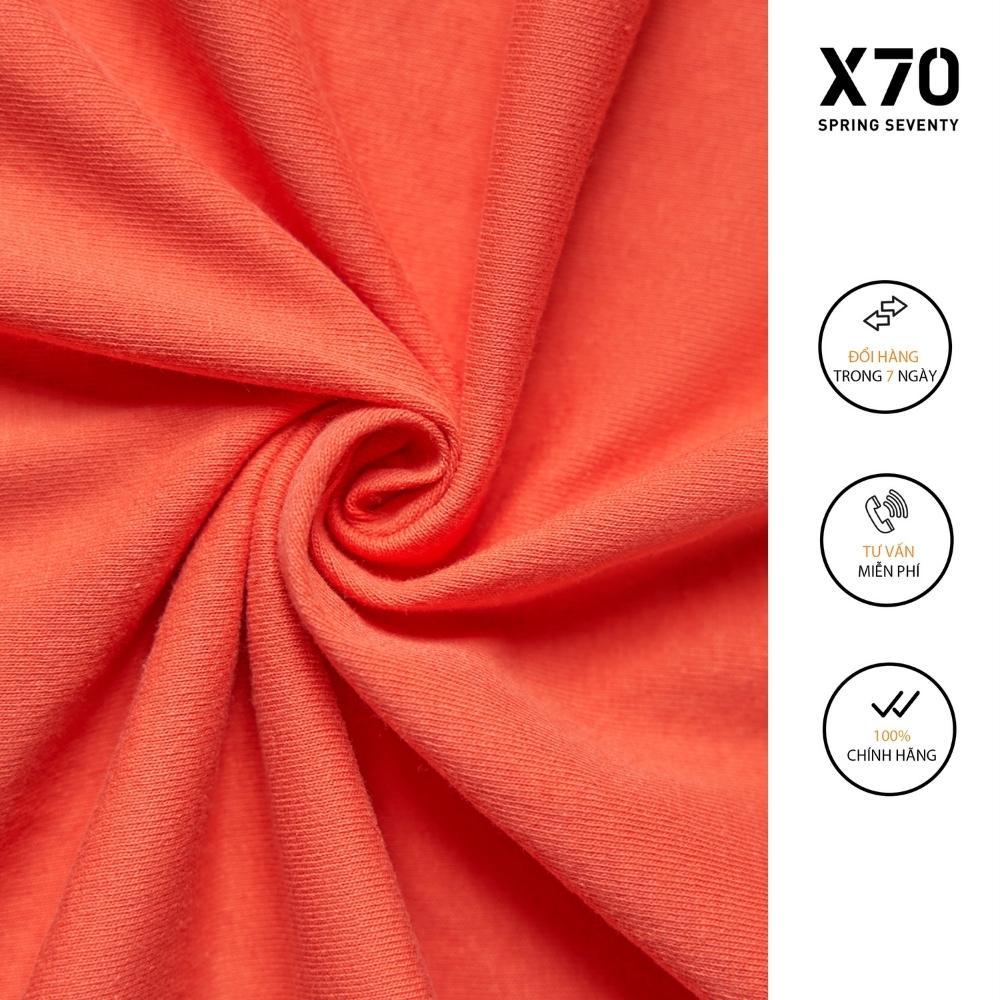 Áo Thun Nam Tay Ngắn Kiểu Dáng Cổ TIm Thiết Kế Thời Trang X70 - 06410052