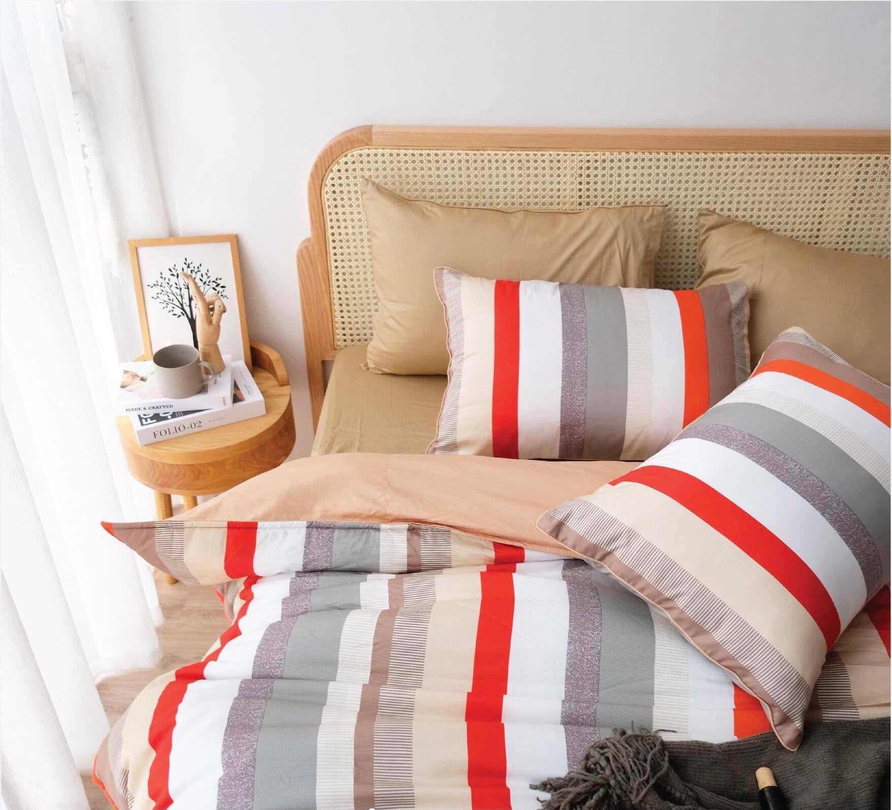 Bộ Ga Chần Bông + Chăn Chần Bông Cotton Hàn Quốc