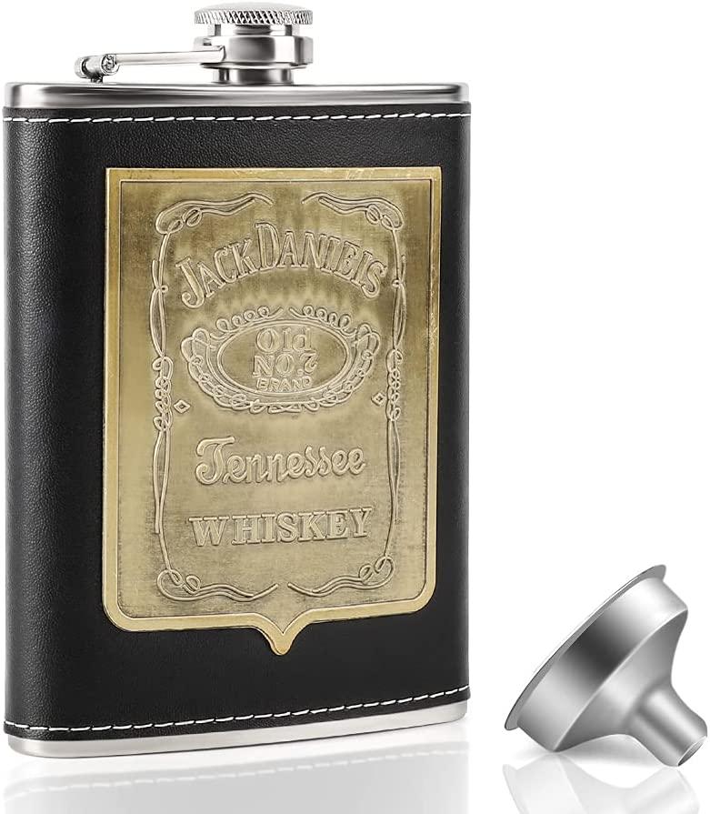 Bình rượu inox 7oz, bình rượu inox tinh xảo