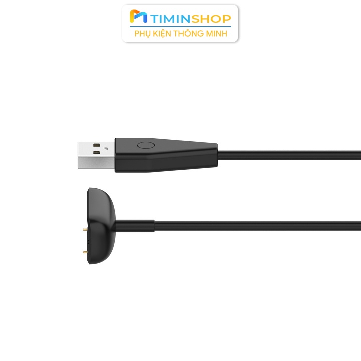 Cáp sạc cho Fitbit Charge 6/ Charge 5/ Luxe - Dây dài 1m, có nút reset