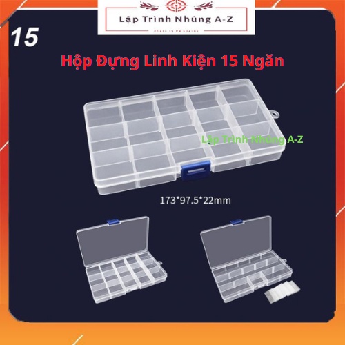 [Lập Trình Nhúng A-Z] Hộp Đựng Linh Kiện 1/8/10/15/24/36/RFID Ngăn