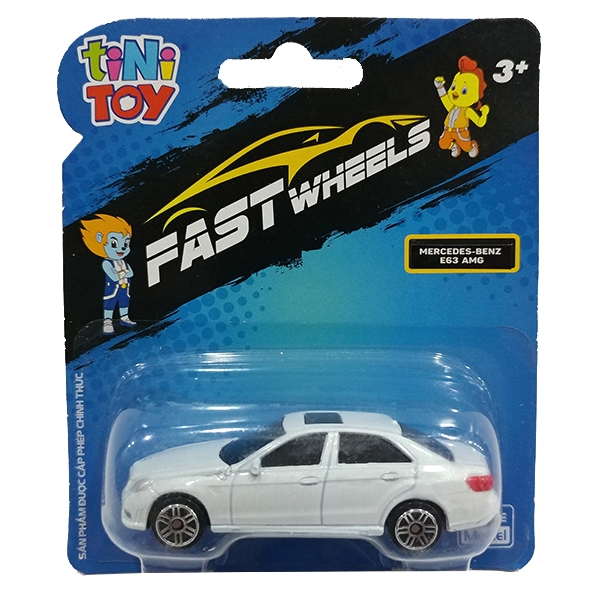 Đồ Chơi Xe Tốc Độ FastWheels 3 Inch - 342000S - Bercedes Benz E63 AMG - Màu Trắng