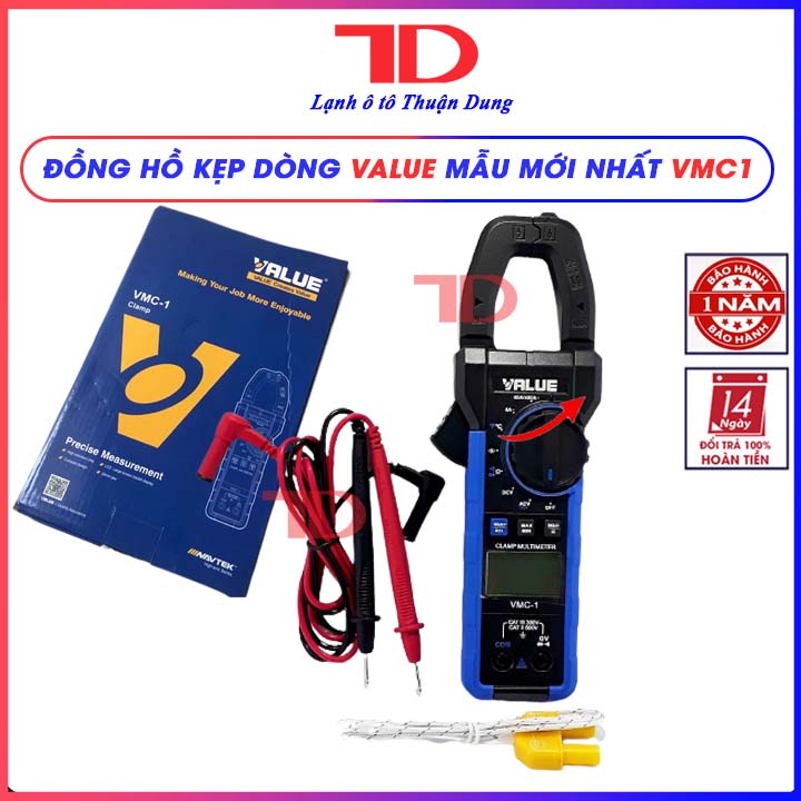 Đồng hồ kẹp dòng VALUE VMC1 mẫu mới