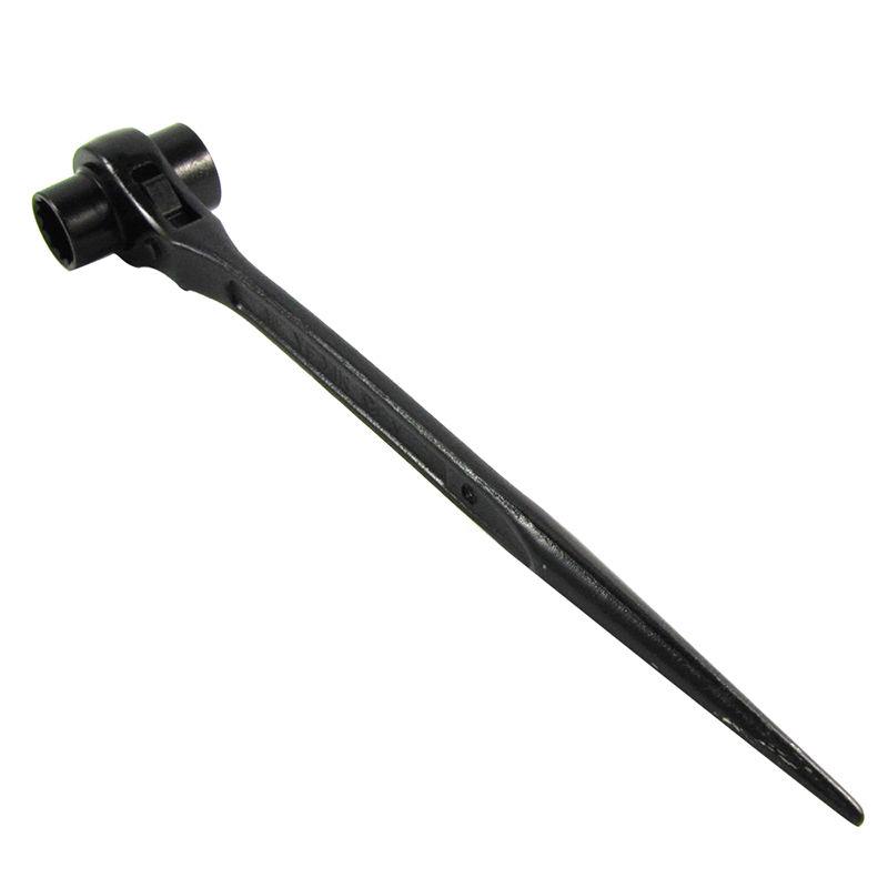 2x/set Hexagon Scaffold Podger Ratchet Spanner Ratcheting Socket Wrench-BLK