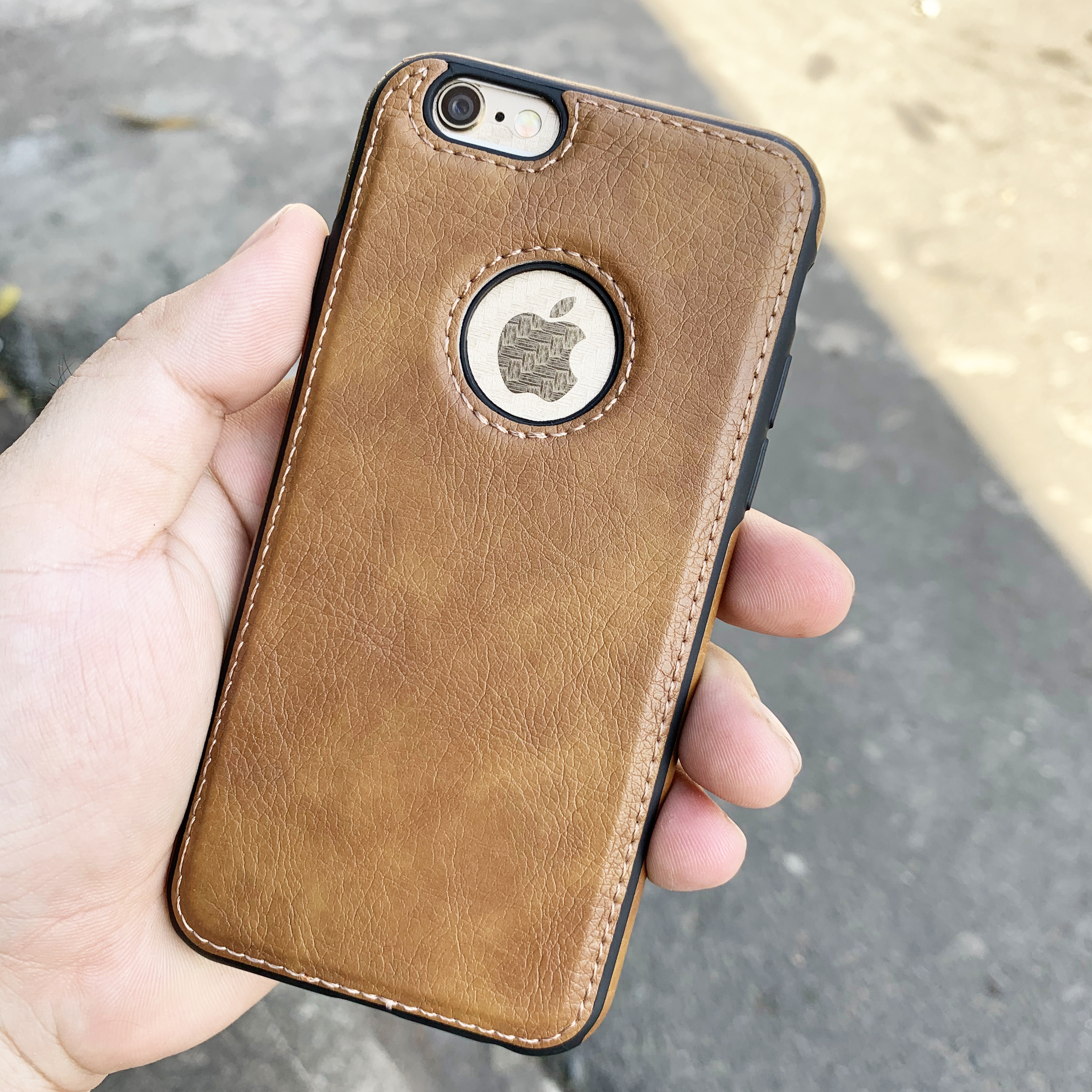 Ốp lưng da cao cấp dành cho điện thoại iPhone 6 và iPhone 6s
