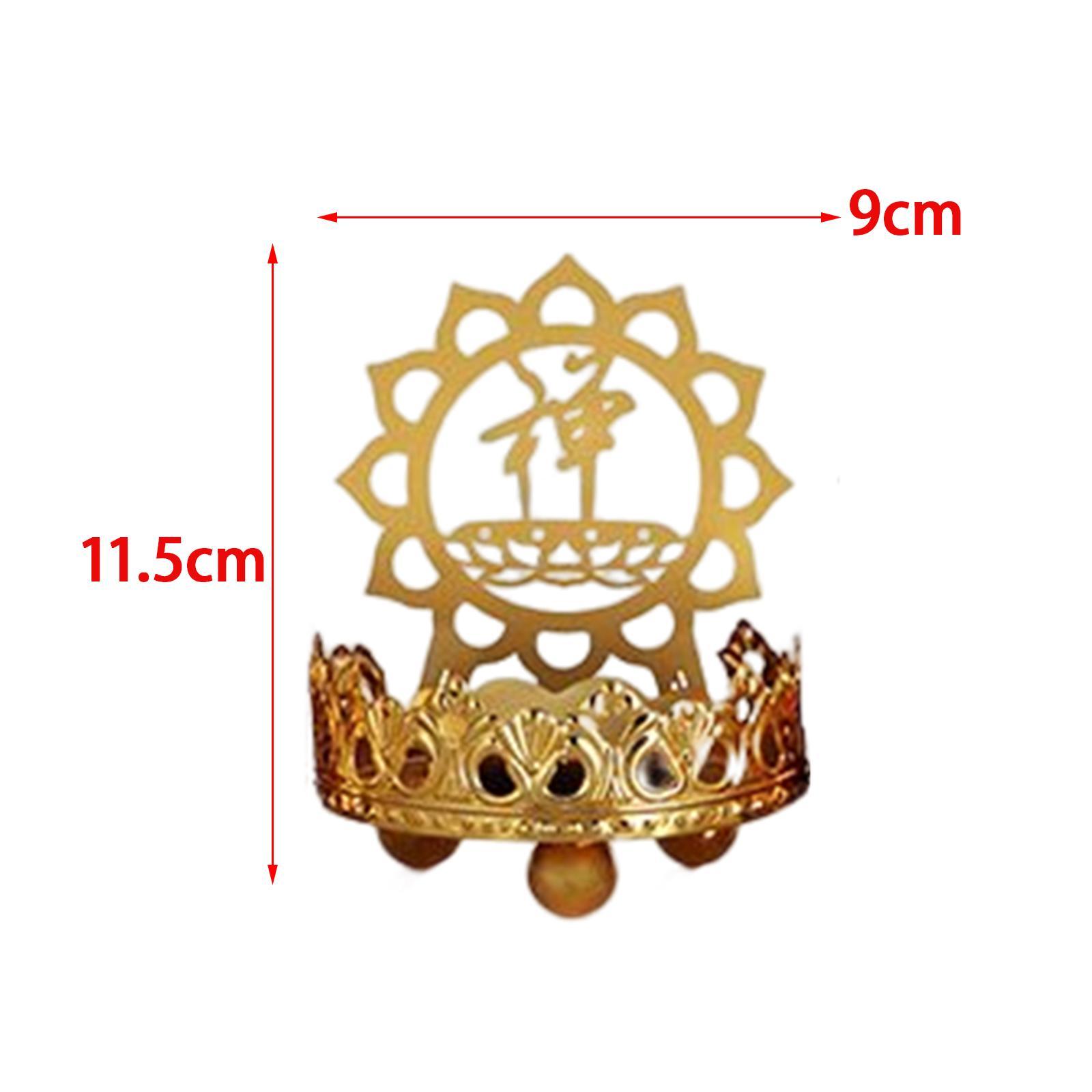 Vintage Style Candle Holder Buddha Oil Lamp Desktop Ornament Home Decoration Housewarming Gift