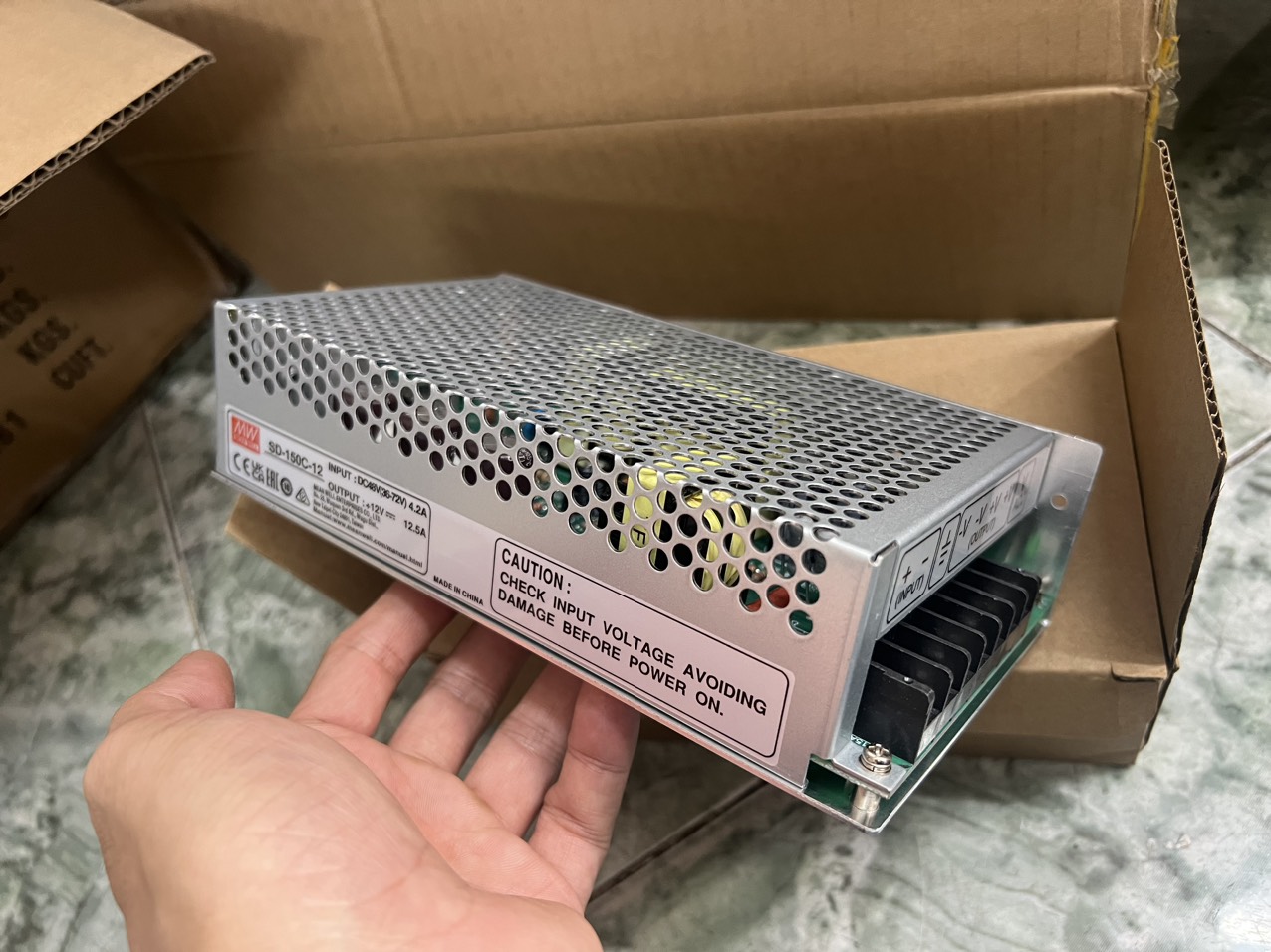 Nguồn Meanwell SD-150C-12 Hàng nhập khẩu