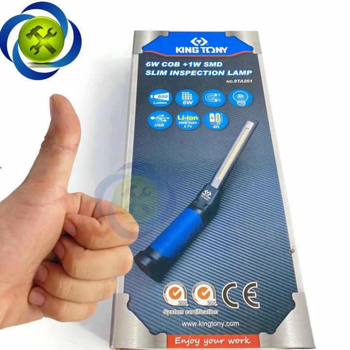 Đèn led sạc Kingtony 9TA261 sạc bằng cổng USB có nam châm hút mạnh