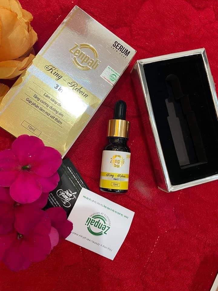 Serum Làm Mờ Thâm King Reborn Zenpali (10ml) - Mờ vết thâm, dưỡng ẩm, dưỡng sáng da