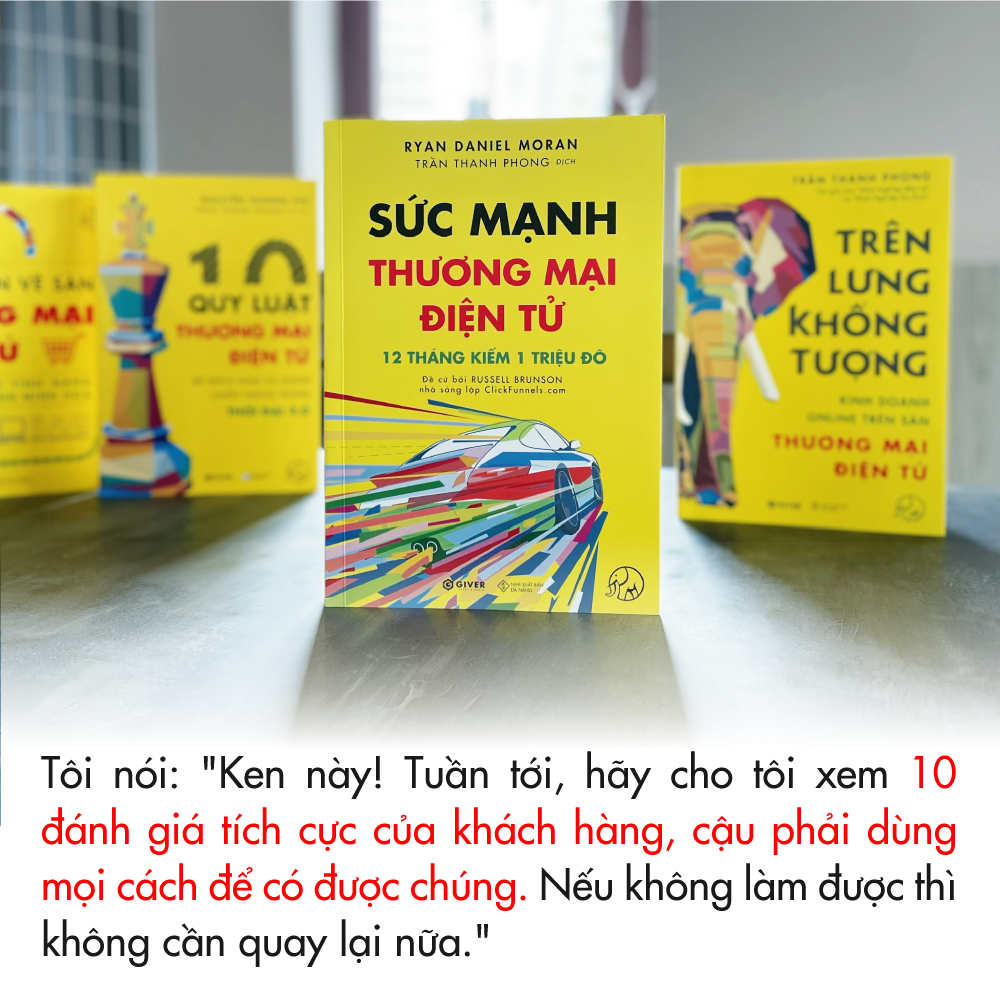 Sức Mạnh Thương Mại Điện Tử - 12 Tháng Kiếm 1 Triệu Đô Bằng Kinh Doanh Online - Bộ Sách Trên Lưng Khổng Tượng