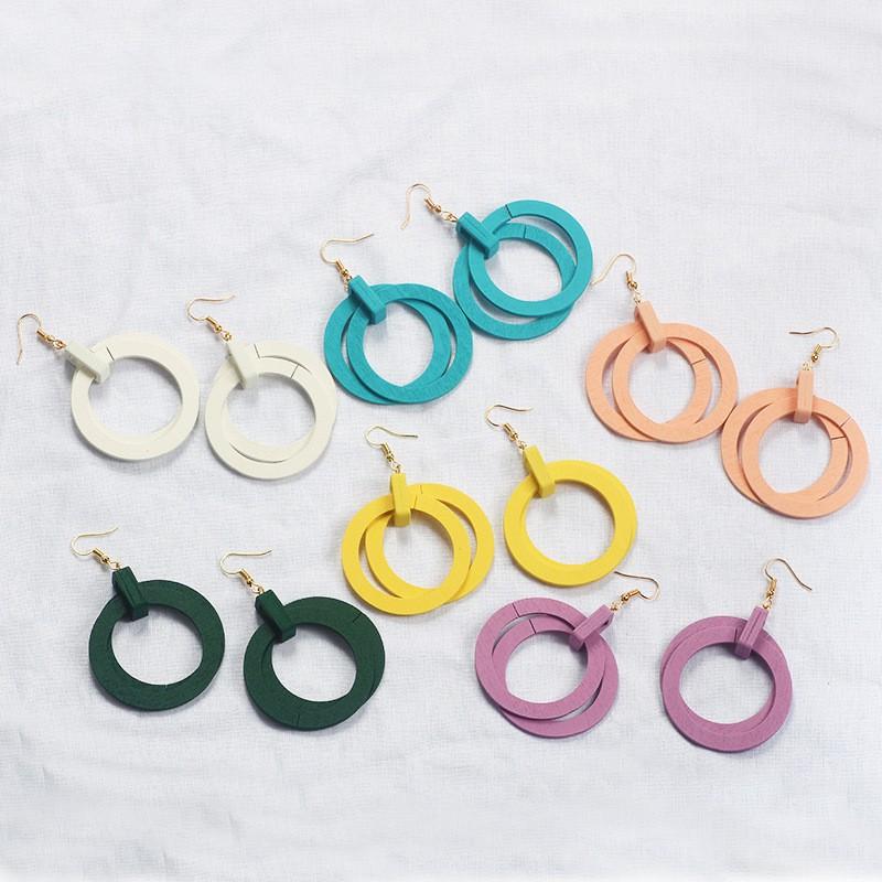 Cặp Bông Tai Nữ Thời Trang Retro