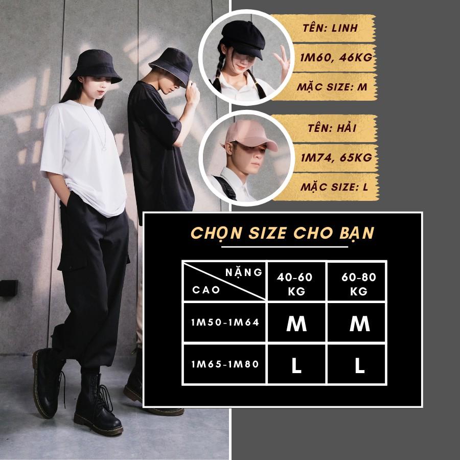 Quần Kaki Túi Hộp Nam Nữ Chất Đẹp Không Nhăn Xù, Form Dáng Jogger Màu Be Đen Basic, Có Túi Hộp GUF