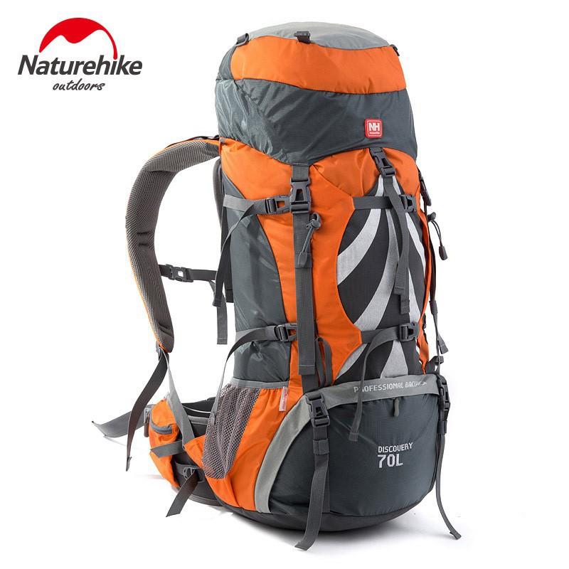 Balo Trợ lực NatureHike NH70B070-B Dung Tích lớn 70L + 5L, dùng cho Du lịch, Phượt, Leo Núi, Thể thao