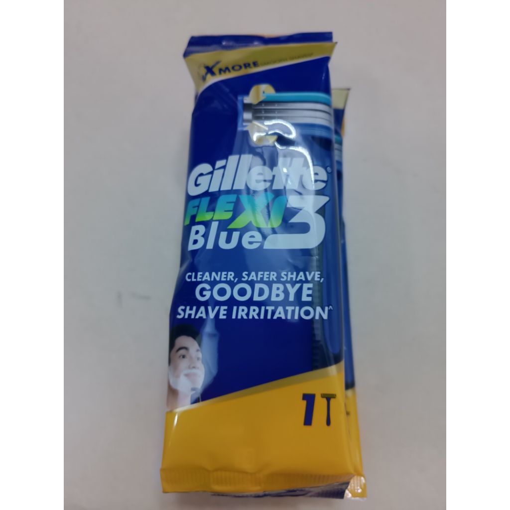 Dao cạo râu Gillette 3 lưỡi Flexi Blue3 dây 6 cây