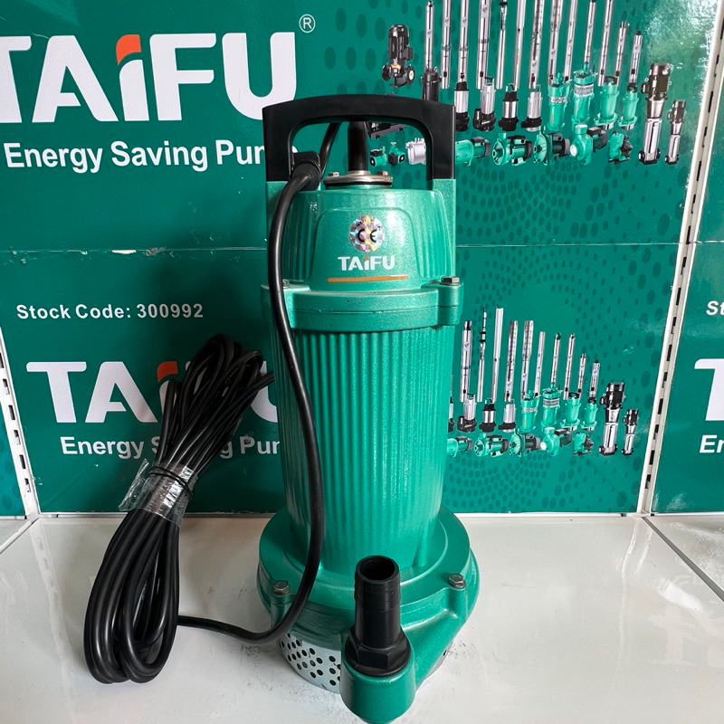 Máy bơm chìm đẩy cao 1.1Kw (1.5HP) cổ 25 Thân nhôm sơn tĩnh điện, không ngâm dầu TAIFU QDX3-30-1.1L - Bảo hành 1 năm