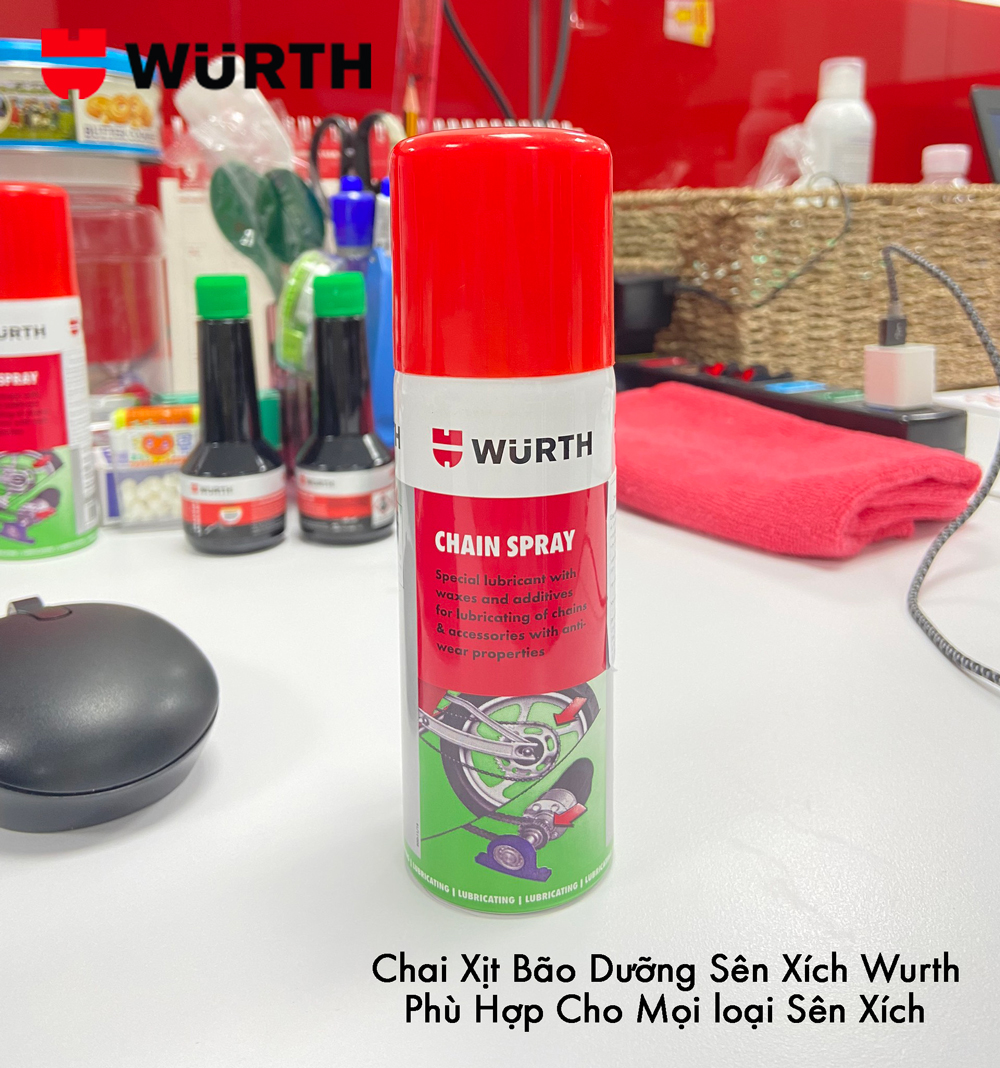 Wurth Chai Xịt Bảo Dưỡng Sên Xích 150ml