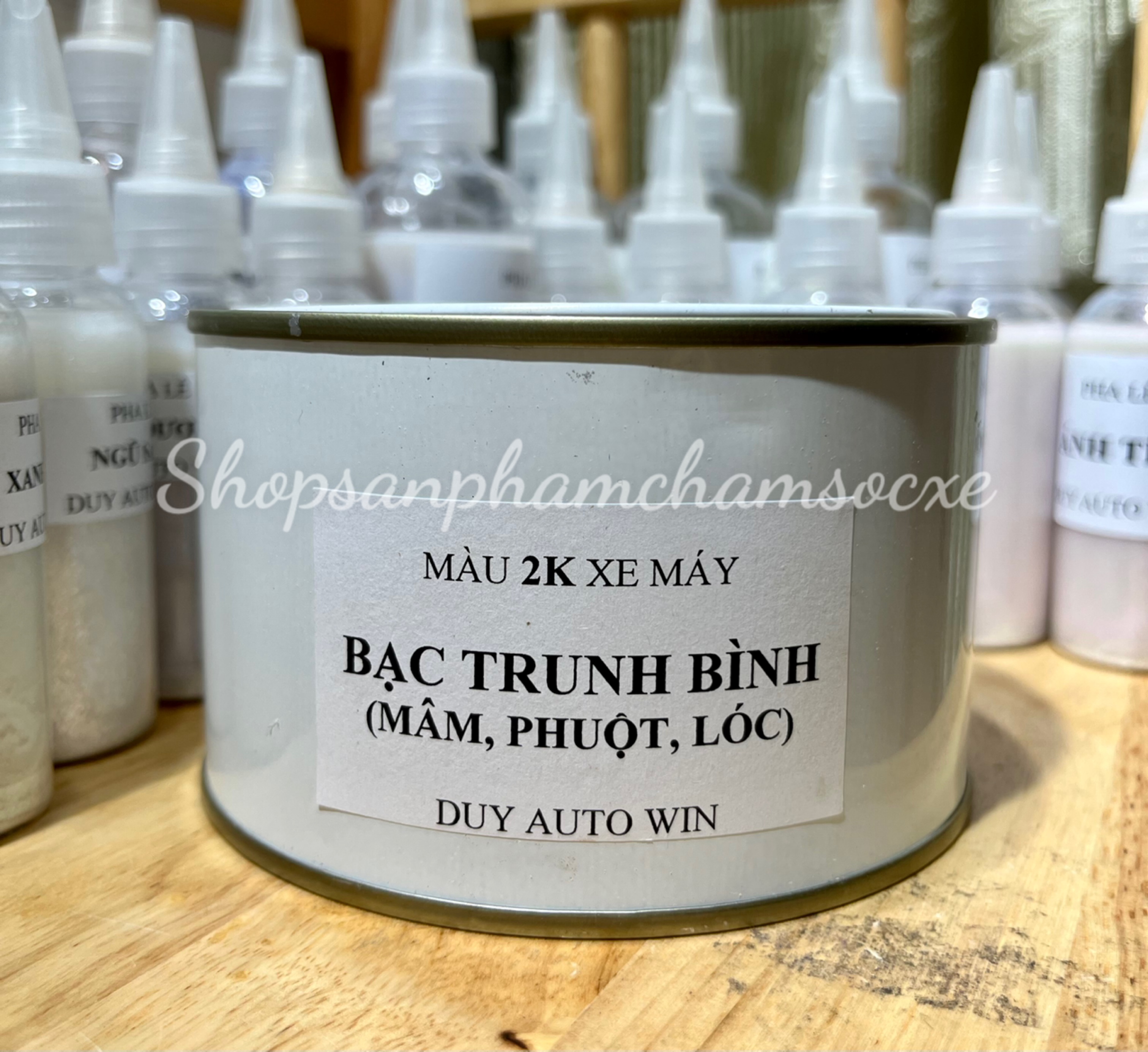 Sơn bạc trung bình 2k 4:1 lon 250g - Sơn tự bóng chưa bao gồm lon cứng 2k