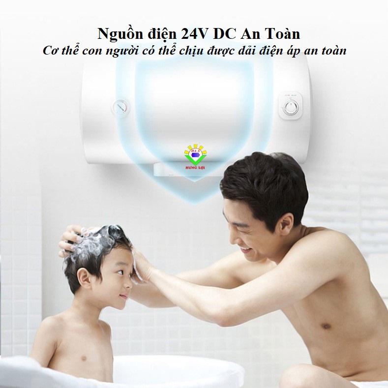 Máy bơm tăng áp vòi sen - máy giặt mini 24V phòng tắm hộ gia đình