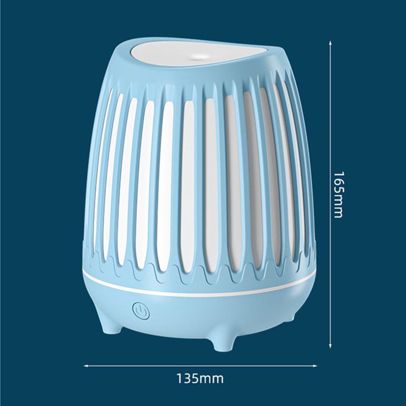 400Ml USB Máy Khuếch Tán Tinh Dầu Phun Sương Tạo Ẩm Không Khí Ấm Đèn Ngủ Cho Nhà Xông Siêu Âm Thanh Mát Phun Sương Tạo Máy Khuếch Tán Tinh Dầu
