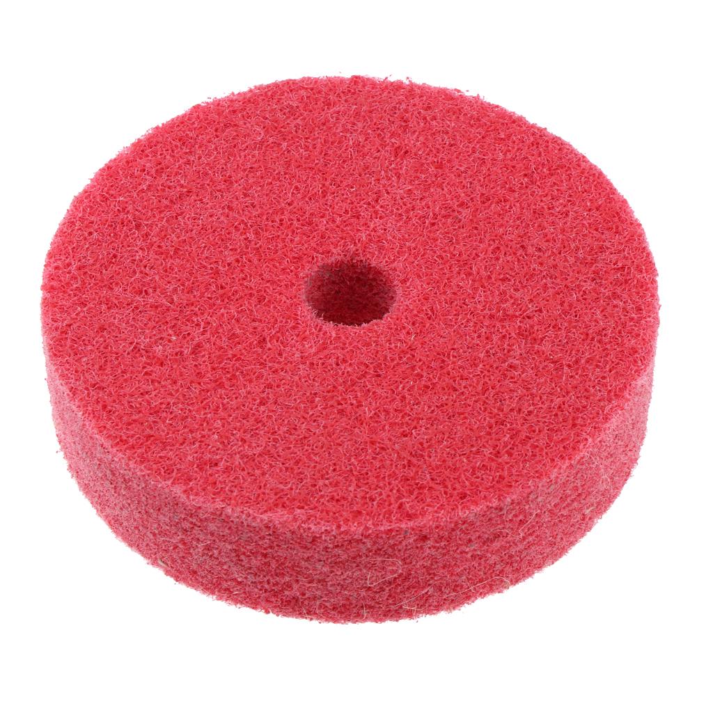 2x3'' Nylon Fiber Polishing Wheel Grinding Wheel for Bench Grinder Red