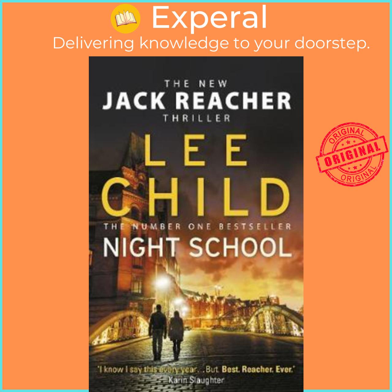 Sách - Night School : (Jack Reacher 21) by Lee Child (UK edition, paperback)