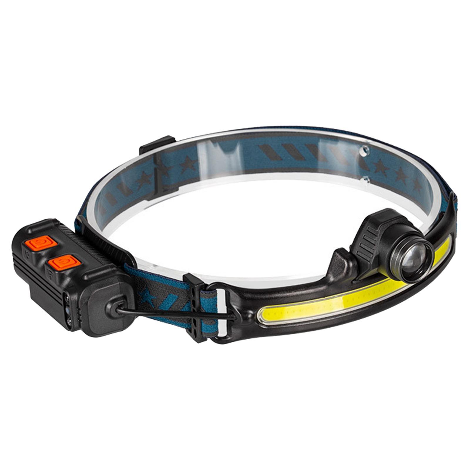 LED Headlamp Headlight with Motion Sensor Waterproof for Jogging Emergency