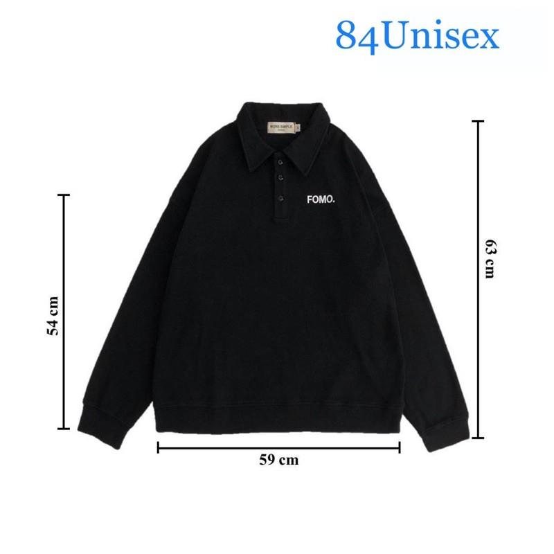 Áo sweater tay dài form rộng POLO FOMO ulzzang (ẢNH THẬT