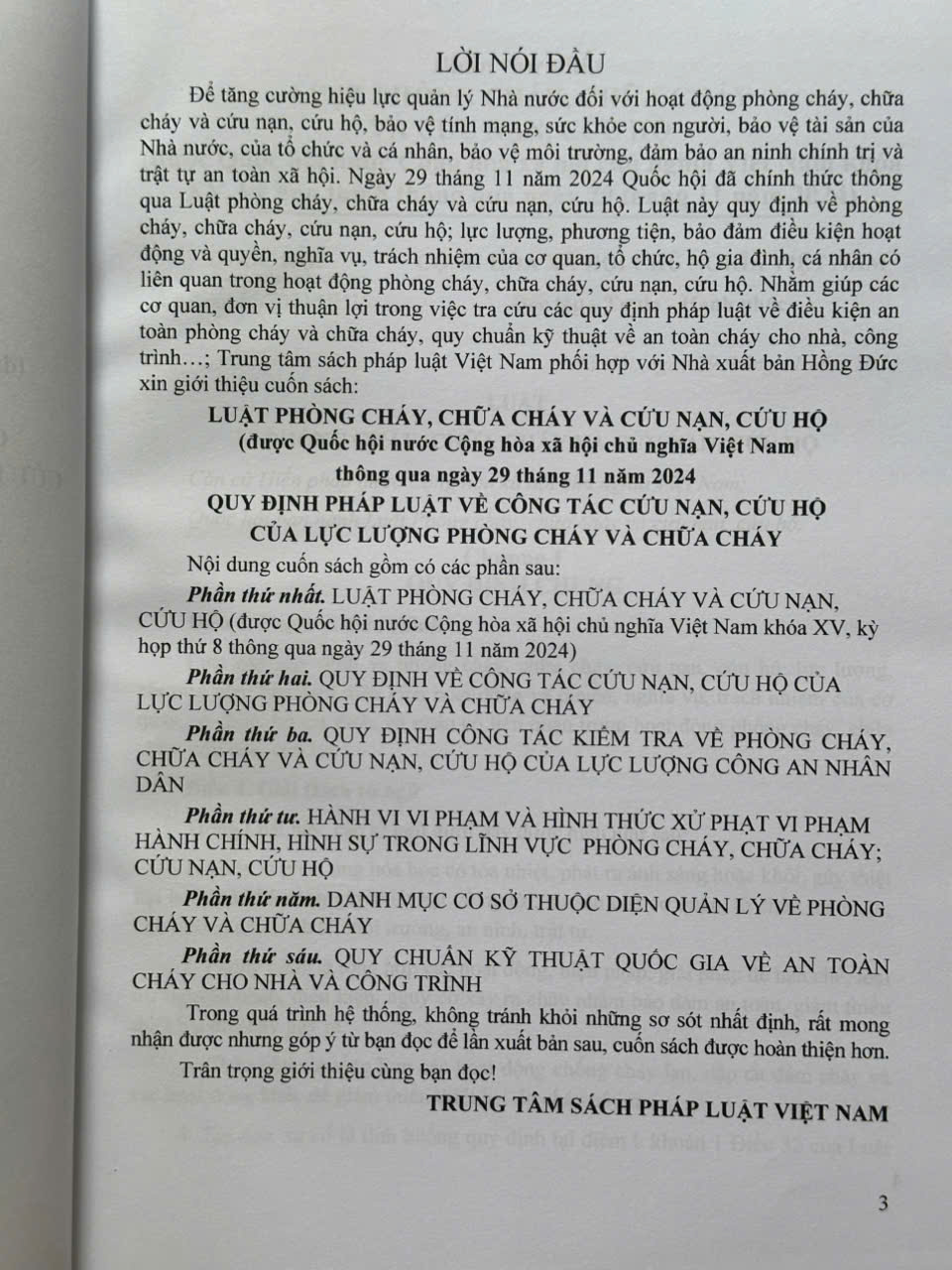 Sách Luật Phòng Cháy, Chữa Cháy Và Cứu Nạn Cứu Hộ - Quy Định Pháp Luật Về Công Tác Cứu Nạn, Cứu Hộ Của Lực Lượng Phòng Cháy Và Chữa Cháy (V2550T)