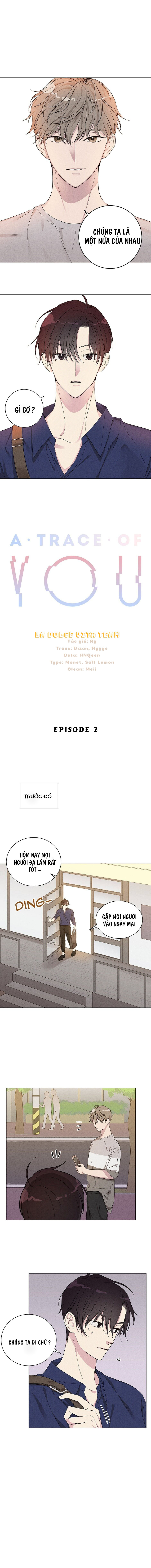 A Trace Of You chapter 2 - Trang 1