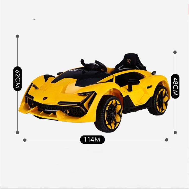 Xe ô tô điện đạp ga cho bé Lamborghini Aventador nel 603 3 động cơ có nhạc đèn điều khiển từ xa