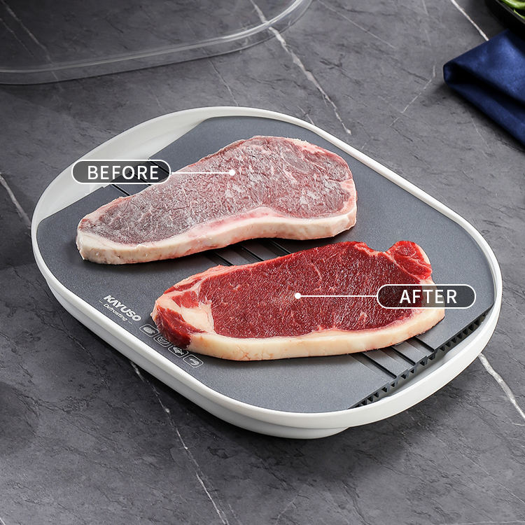 Khay rã đông cấp tốc 360 Kayuso JY210801 Công Nghệ Ion An Toàn Cho Thực Phẩm Defrosting Tray for Froze