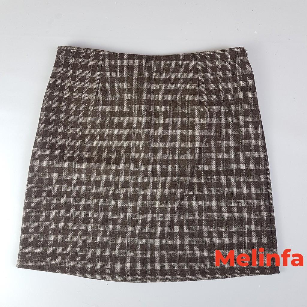Chân Váy Chữ A, đầm chữ A kẻ Caro trẻ trung thanh lịch phong cách Hàn Quốc mã VAV0136