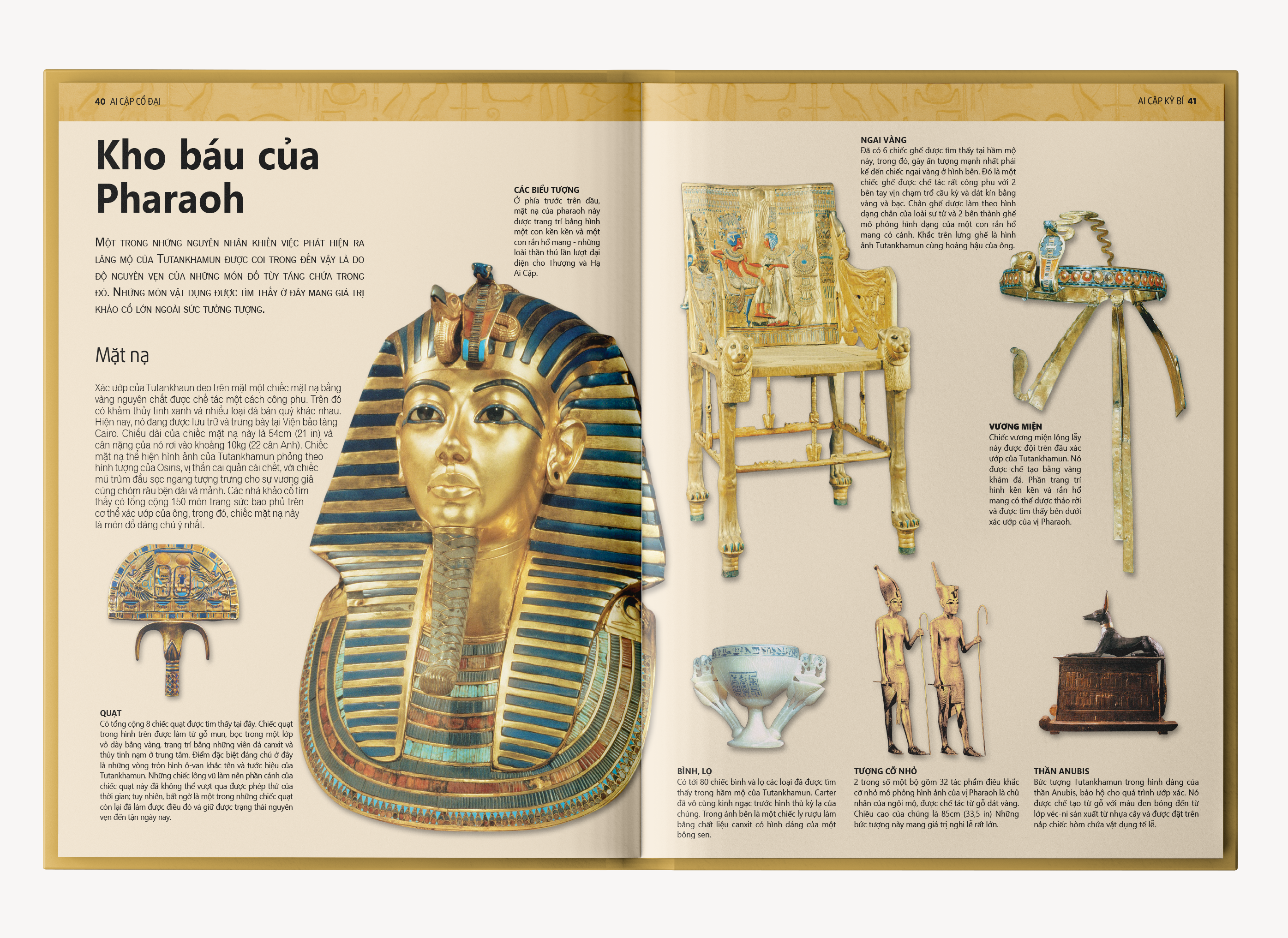 Sách Ancient Egypt ( Ai Cập cổ đại ) - Tổng Hợp Kiến Thức Bách Khoa Lịch Sử Về Nền Văn Minh Ai Cập - Á Châu Books, Bìa Cứng, In Màu