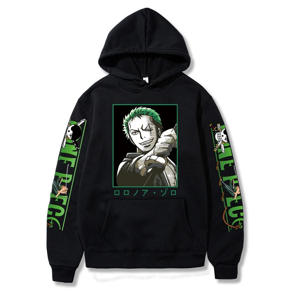 GIÁ TỐT Áo hoodie Roronoa Zoro One Piece dài tay đẹp sP yêu thích