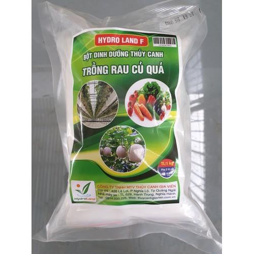 Bộ dinh dưỡng Thuỷ canh Gia viên Hydro Land F cho cây ăn quả - bịch 1kg