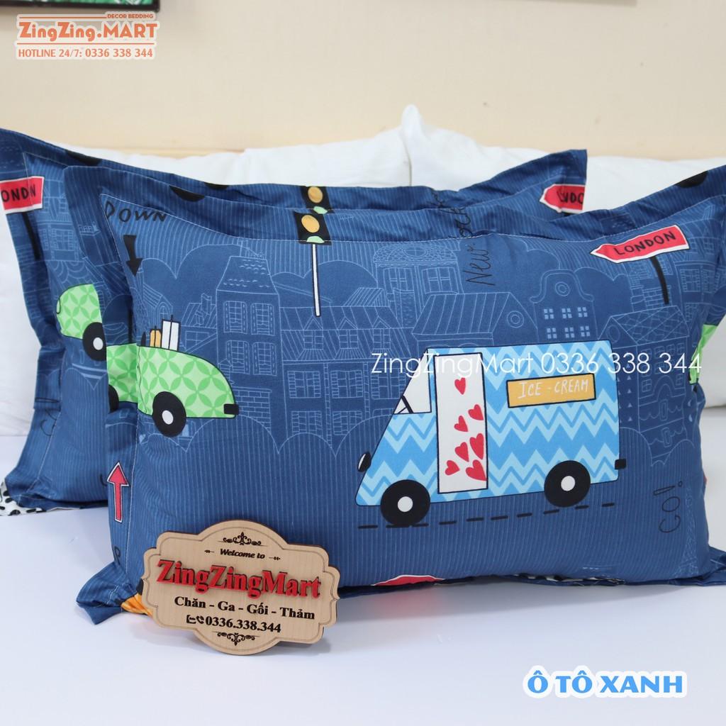 Vỏ gối nằm Cotton poly rẻ (Được chọn mẫu