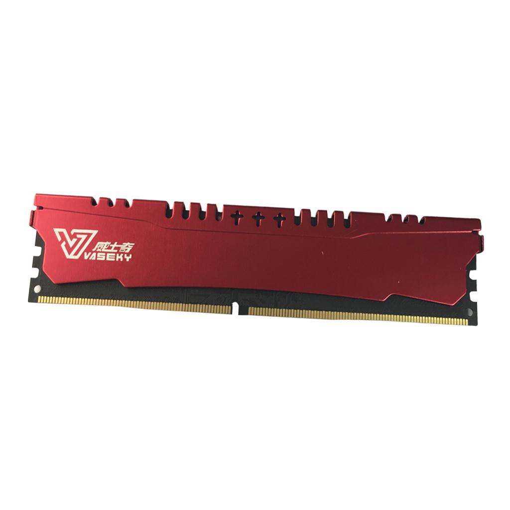 DDR3 RAM Desktop DRAM Memory 4GB 1600MHz 204 Pin PC Computers Memory Module Kit, Faster CPU Data Exchange Red