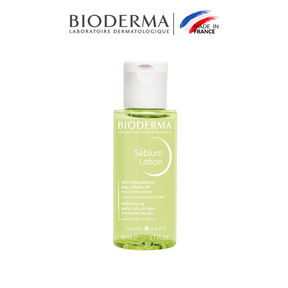 Nước hoa hồng cho da hỗn hợp và da dầu Bioderma Sébium Lotion - 50ml