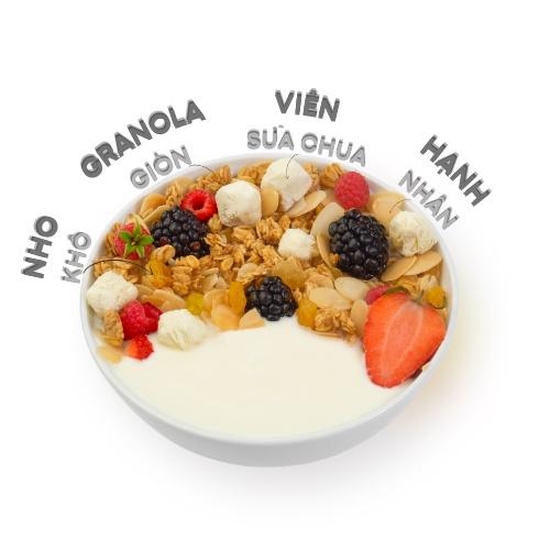 Ngũ Cốc Ăn Kiêng Granola Original Mix Hạnh Nhân 300g Befresco