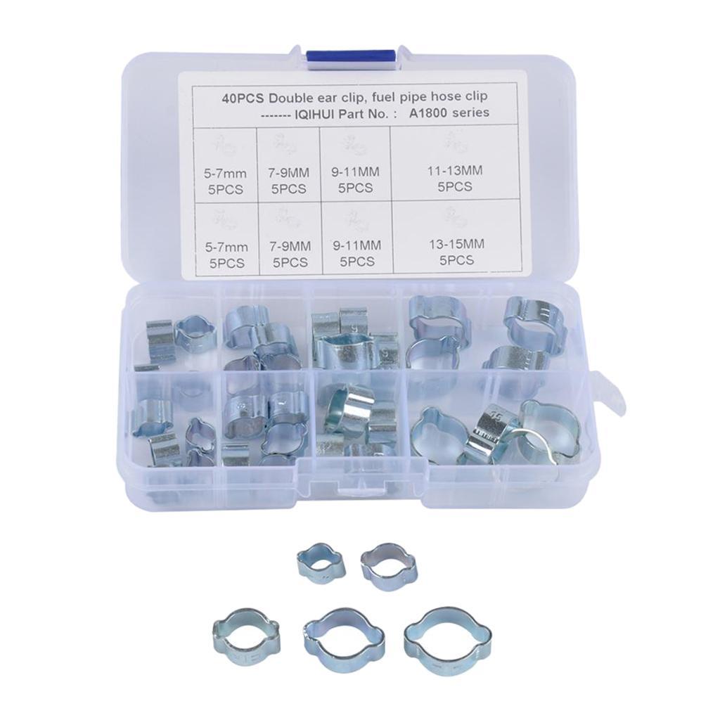 Steel Double Ear  O   Hose  Clamps Size 5 SIZE