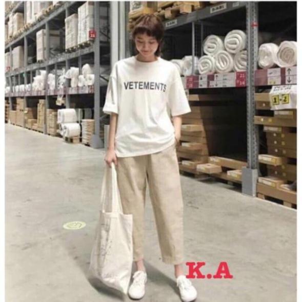 Quần ỐNG SUÔNG KAKI Unisex - ND18