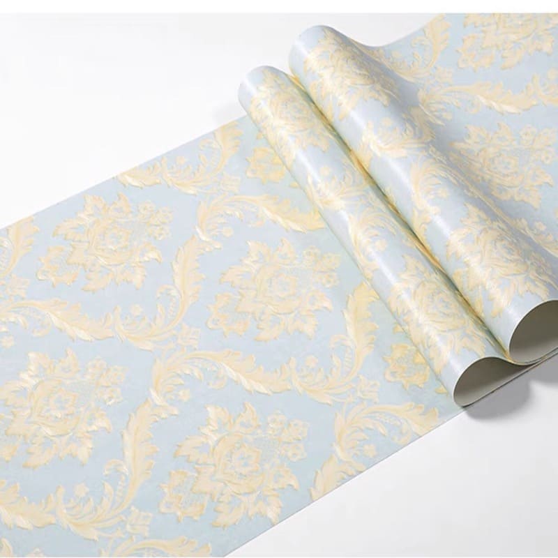 1 mét dài Decal Giấy Dán Tường Trang Trí Nhà Cửa CHÂU ÂU XÁM BÔNG VÀNG Khổ 45cm