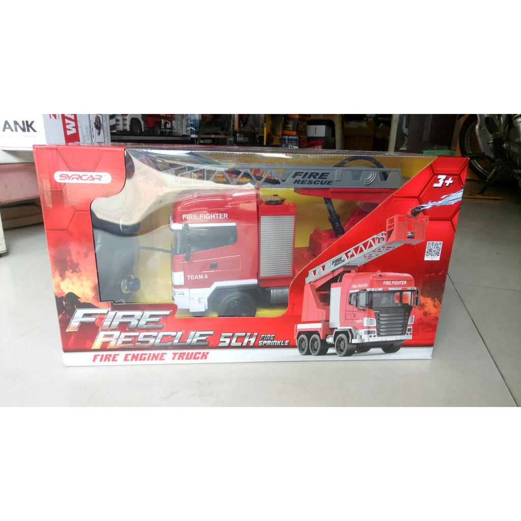 Mô hình xe cứu hỏa Syrcar phun nước 666-191NA