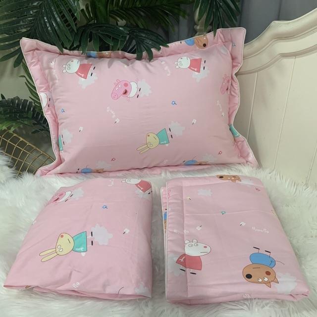 Combo 1 ga 2 áo gối cotton 100% mềm mát