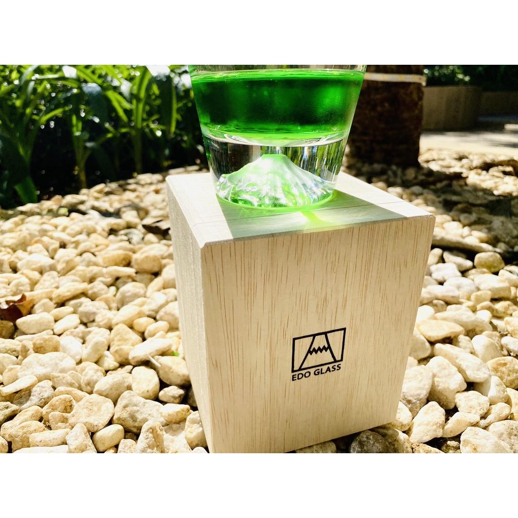 Ly Thủy Tinh Cao Cấp Nhật Bản EDO GLASS | FUJI GLASS 3D | Núi Phú Sĩ 3D | Đổi Màu Theo Màu Nước