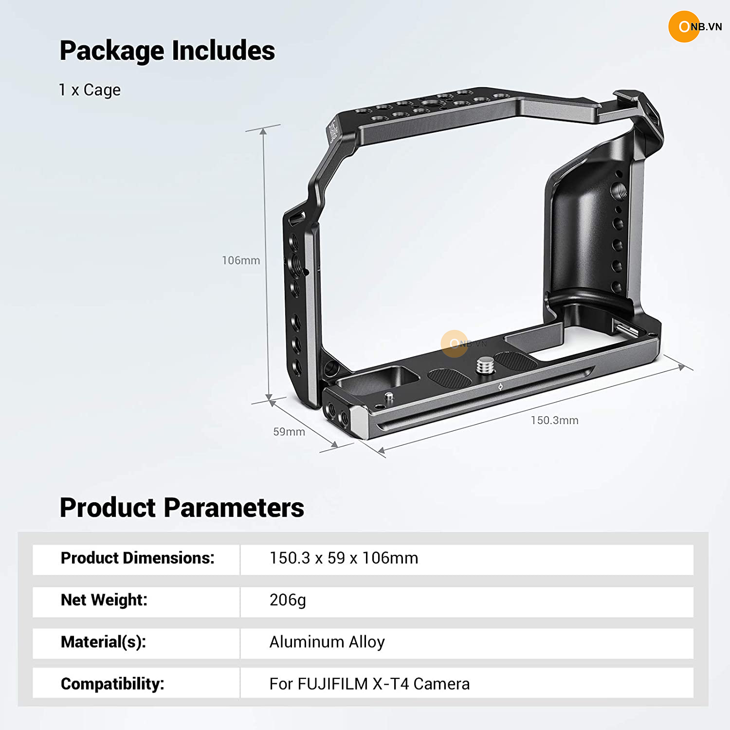 SmallRig Camera Cage Fuji-film XT4 code 2808