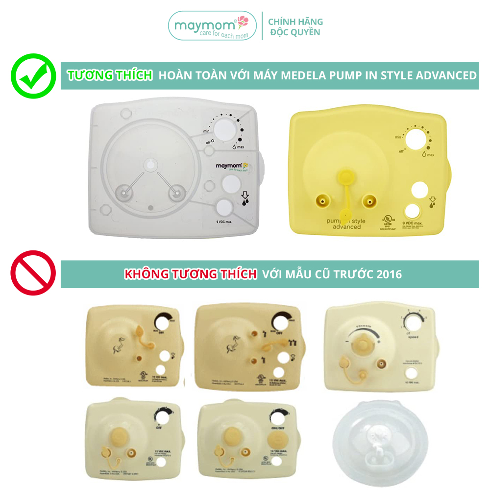 Mặt nạ Máy Hút Sữa Maymom tương thích Máy Medela Pump