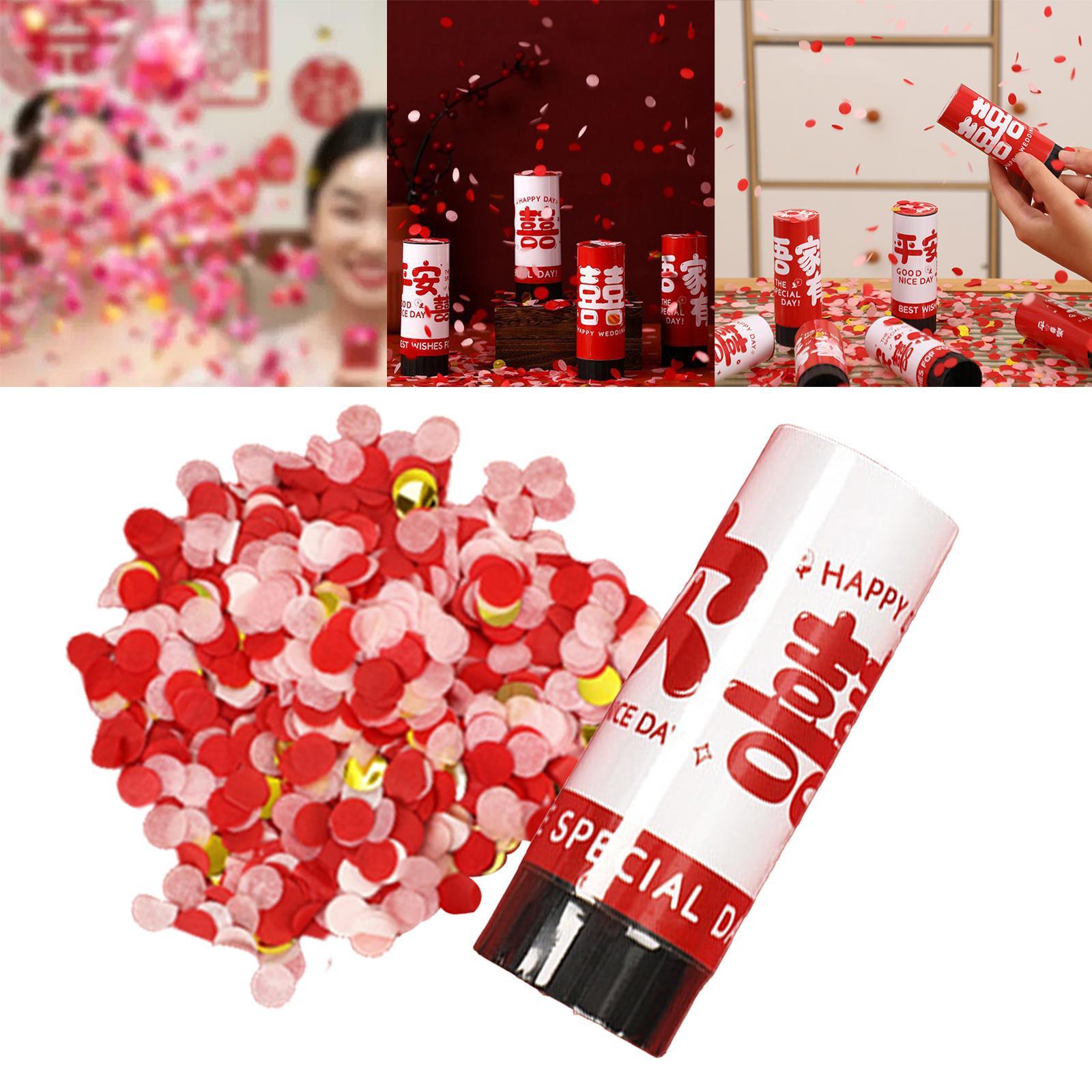 Wedding Party Confetti Graduation Popper Confetti for Parties Festival Holiday Photo Props Anniversary