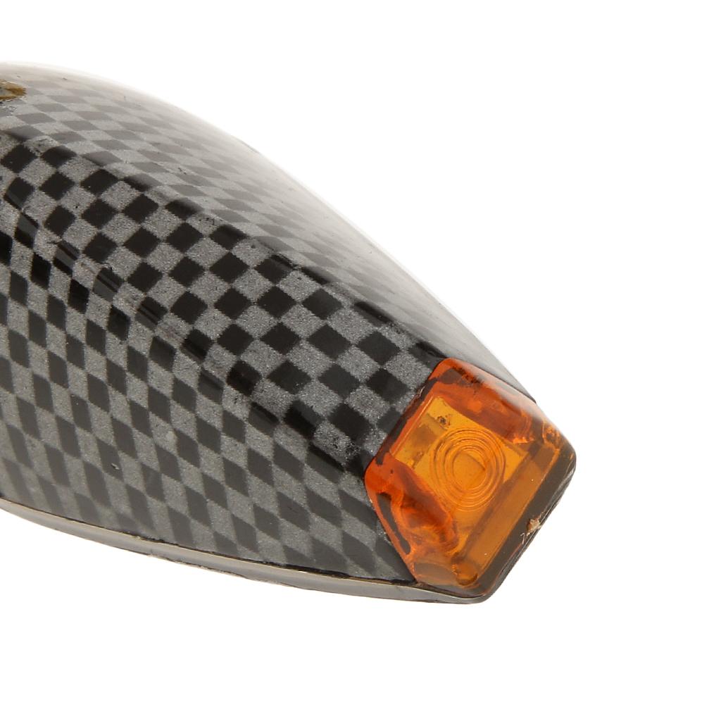 2x Universal Motorcycle Bike LED  Blinker Lights Indicator Amber